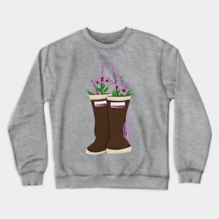 Paper Rain boot Fireweed Crewneck Sweatshirt